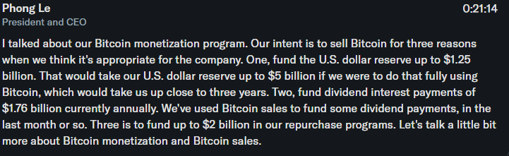 Strategy计划将比特币销售扩大至50亿美元,4倍卖压冲击BTC?