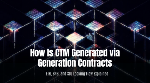CTM 代币生成机制详解：永久锁定 ETH、BNB、<span class='keyword'>SOL</span> 实现铸造，供应上限 88.88 亿